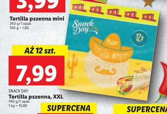Tortilla naturalna snack day