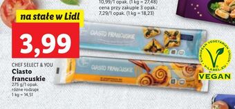 Lidl Ciasto francuskie lekkie chef select oferta