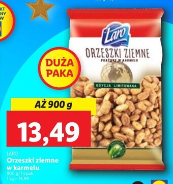 Lidl Orzechy ziemne w karmelu laro oferta