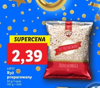 Lidl Ryż preparowany łapsy oferta