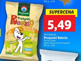Lidl Prażynki reksio lekko solone przysnacki oferta