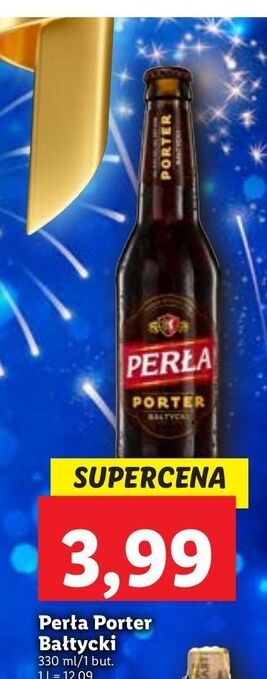 Lidl Piwo perła porter oferta
