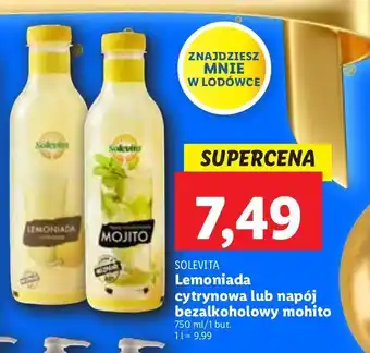 Lidl Napój bezalkoholowy mojito solevita oferta