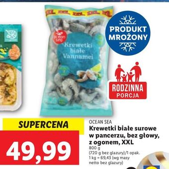 Lidl Krewetki białe surowe oceansea oferta