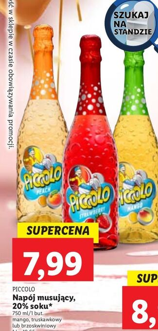 Lidl Napój brzoskwiniowy piccolo oferta