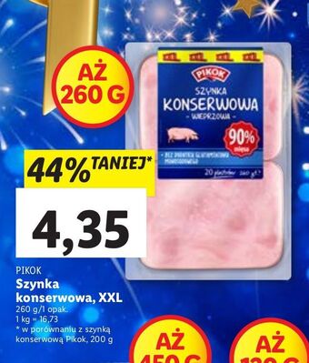 Lidl Szynka konserwowa wieprzowa pikok oferta