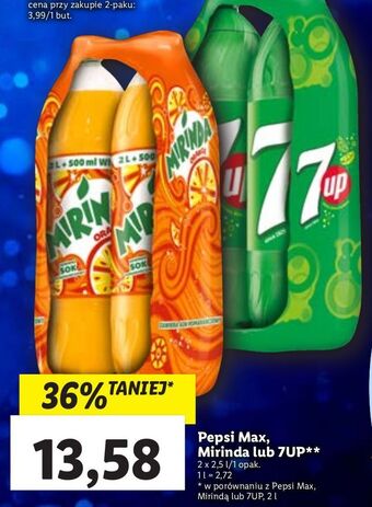 Lidl Napój orange mirinda oferta