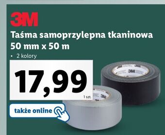 Lidl Taśma samoprzylepna tkaninowa 50 m x mm 3m oferta