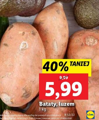 Lidl Bataty oferta