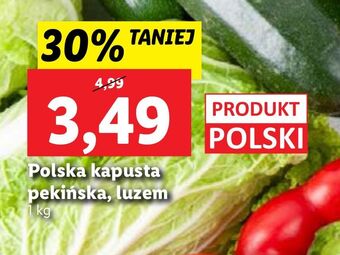 Lidl Kapusta pekińska oferta