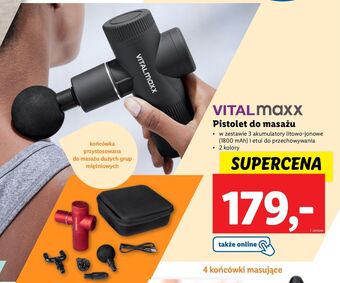Lidl Pistolet do masażu vitalmaxx oferta