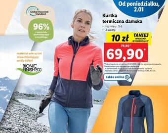 Lidl Kurtka termiczna damska oferta