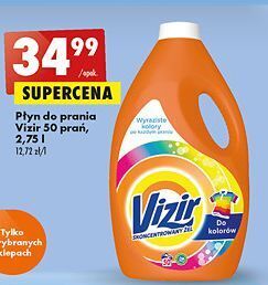 Biedronka Płyn do prania kolorów vizir oferta
