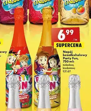 Biedronka Napój brzoskwiniowy party fun oferta