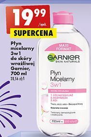 Biedronka Płyn micelarny do skóry wrażliwej garnier skin naturals oferta