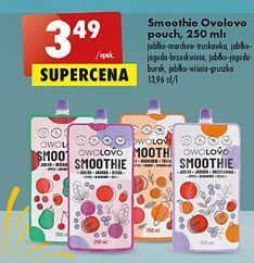 Biedronka Smoothie jabłko-jagoda-burak owolovo oferta