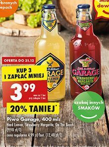 Biedronka Piwo garage hard lemonade oferta