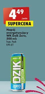 Biedronka Napoj energetyczny peach wk dzik oferta