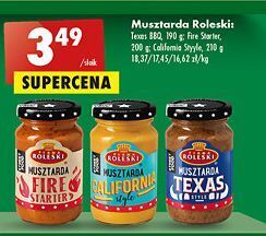 Biedronka Musztarda texas bbq roleski street food oferta