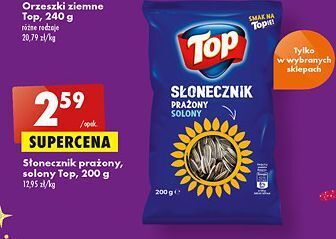 Biedronka Słonecznik prażony top oferta