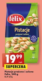 Biedronka Pistacje prażone i solone felix oferta