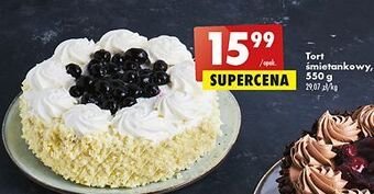 Biedronka Tort śmietankowy oferta