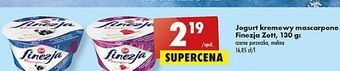 Biedronka Jogurt mascarpone z czarną porzeczką zott finezja oferta
