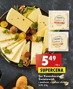 Biedronka Ser kaszebsczi z orzechami włoskimi światowid oferta