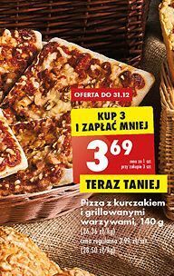 Biedronka Pizza z kurczakiem i grillowanymi warzywami oferta