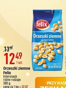 E.Leclerc Orzeszki ziemne smażone i solone felix oferta