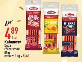 E.Leclerc Kabanosy z serem silesia duda oferta