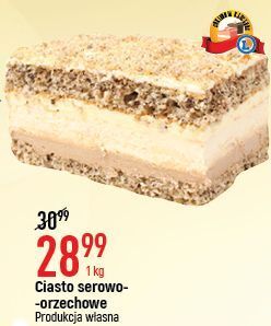 E.Leclerc Ciasto serowo-orzechowe cukiernia e.leclerc oferta