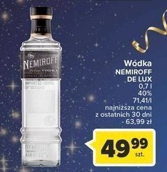Carrefour Wódka nemiroff de luxe oferta