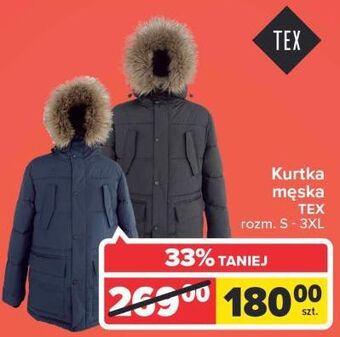 Carrefour Kurtka męska s-3xl tex oferta