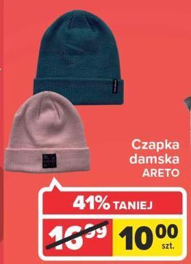 Carrefour Czapka damska areto oferta