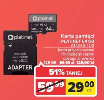 Carrefour Karta micro sdhc 64 gb platinet oferta
