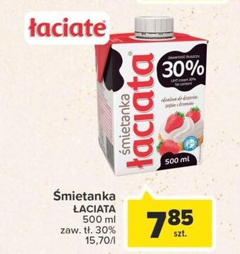 Carrefour Śmietanka 30 % łaciata oferta