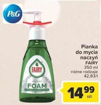 Carrefour Pianka do mycia naczyń fairy oferta