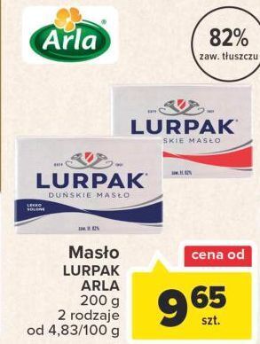 Carrefour Masło klasyczne lurpak oferta