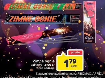 Carrefour Zimne ognie 16 cm party time oferta