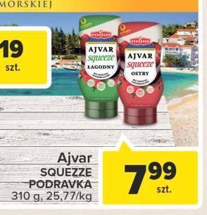 Carrefour Pasta ajvar squezze pikantny podravka oferta