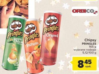 Carrefour Chipsy original pringles oferta