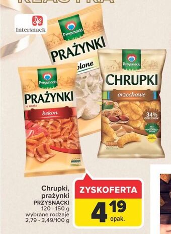 Carrefour Prażynki solone przysnacki oferta
