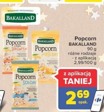 Carrefour Popcorn serowy bakalland oferta