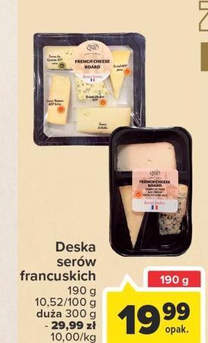 Carrefour Deska serów francuskich fresh pack oferta
