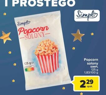 Carrefour Popcorn solony simpl oferta