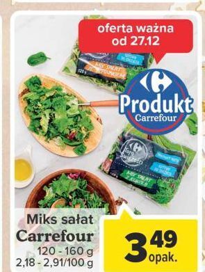 Carrefour Mix sałat z rukolą carrefour targ świeżości oferta