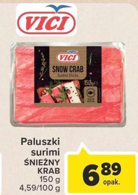 Carrefour Paluszki surimi vici oferta