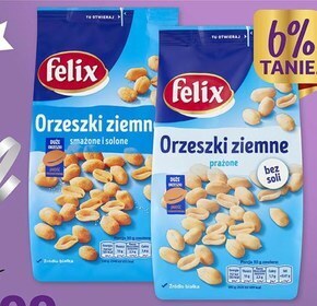 Auchan Felix orzeszki ziemne prażone 380 g oferta
