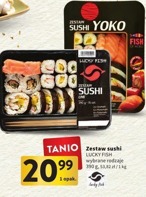 Intermarche Sushi lucky fish oferta